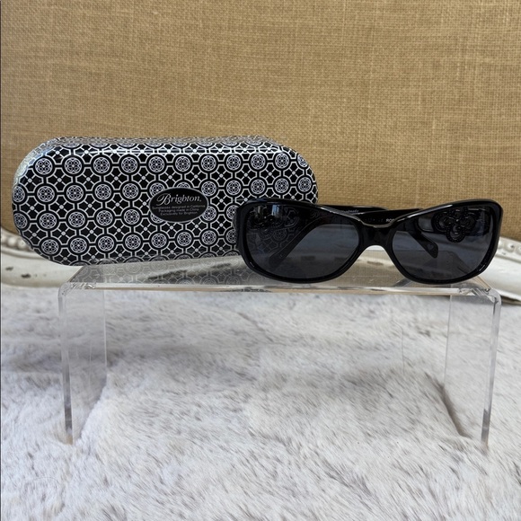Brighton | Rosalia Black Sunglasses